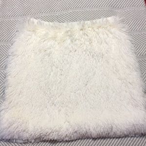 Foux Fur Short Skirt